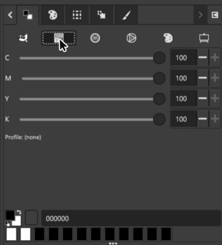 GIMP color picker